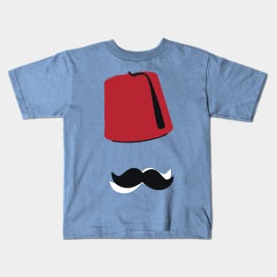 Moroccan man - mustache Kids T-Shirt